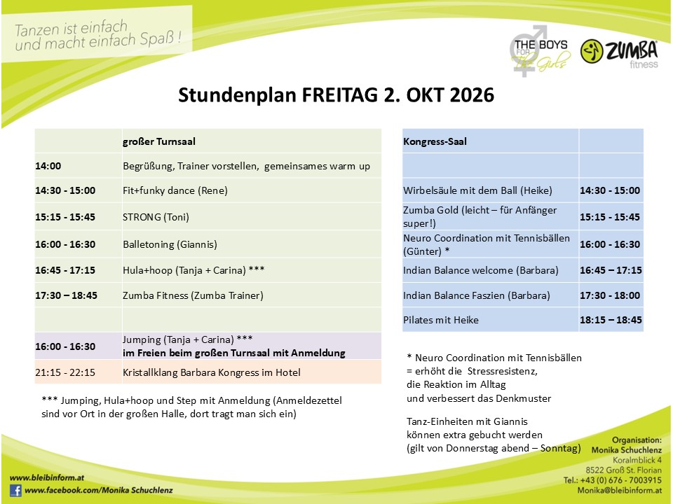 Mehr über den Artikel erfahren Stundenplan  Sveti Martin 2026